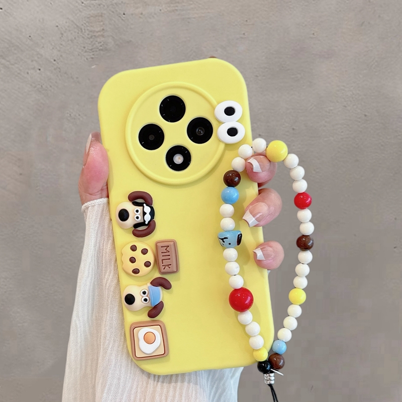 适用OPPOa3 5G手机壳oppoa3pro防摔创意可爱卡通立体小狗全包防摔