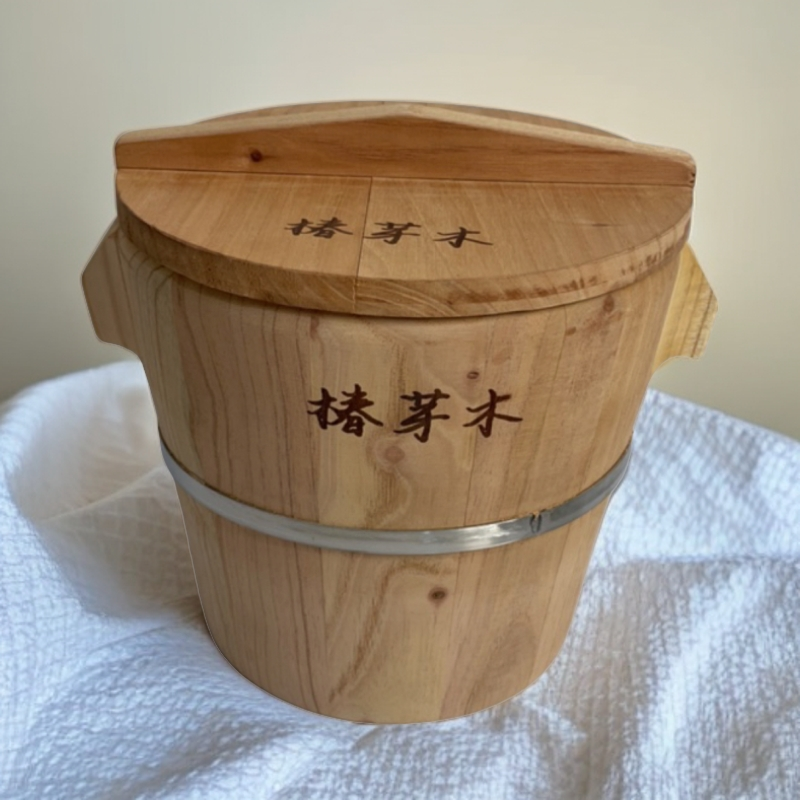 贵州椿芽木饭甑子家用蒸饭木桶木饭桶纯手工木甑子（抬手款）木制