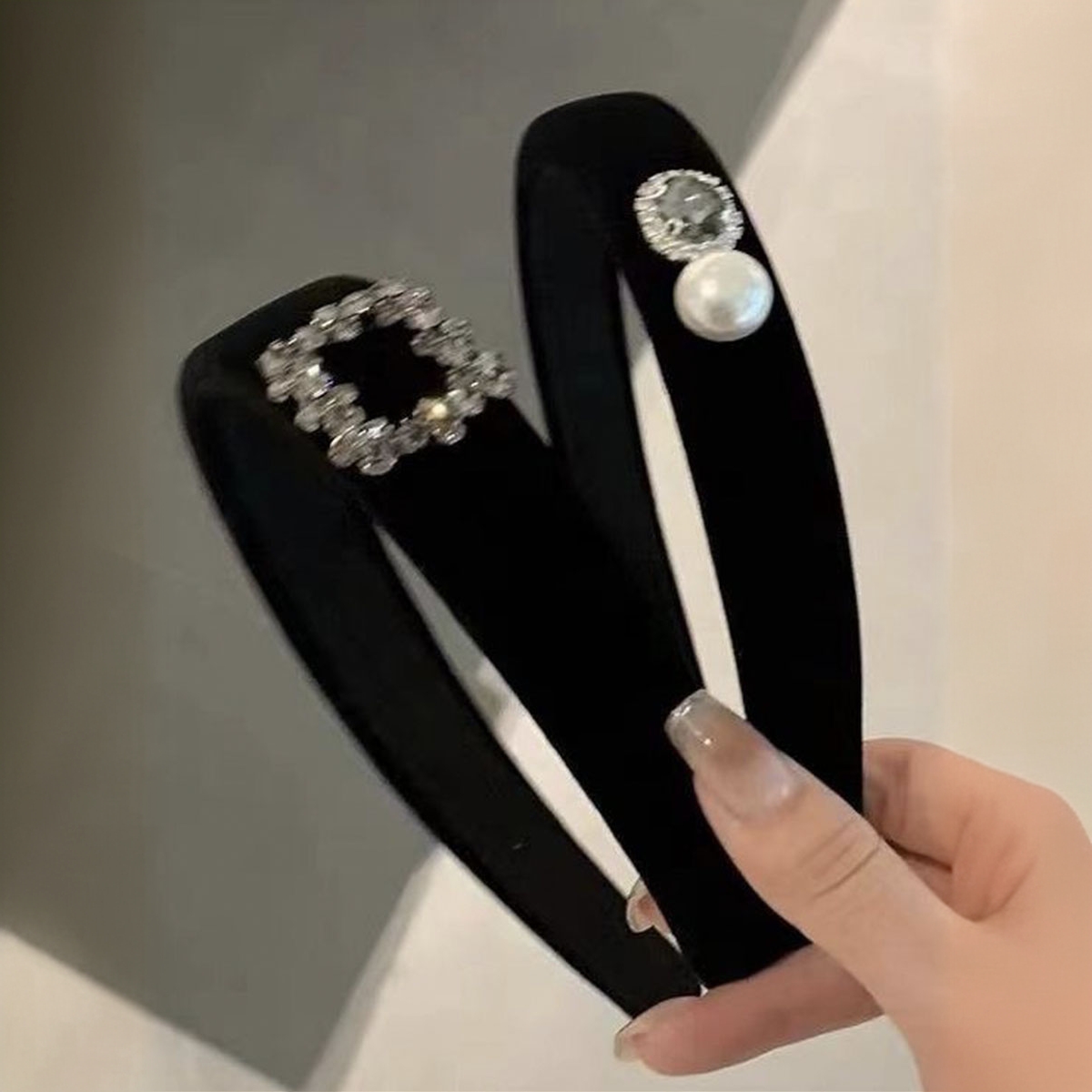 尚倪高级感发卡千金风丝绒气质发箍女宽边洗脸头箍女宽边洗脸头箍