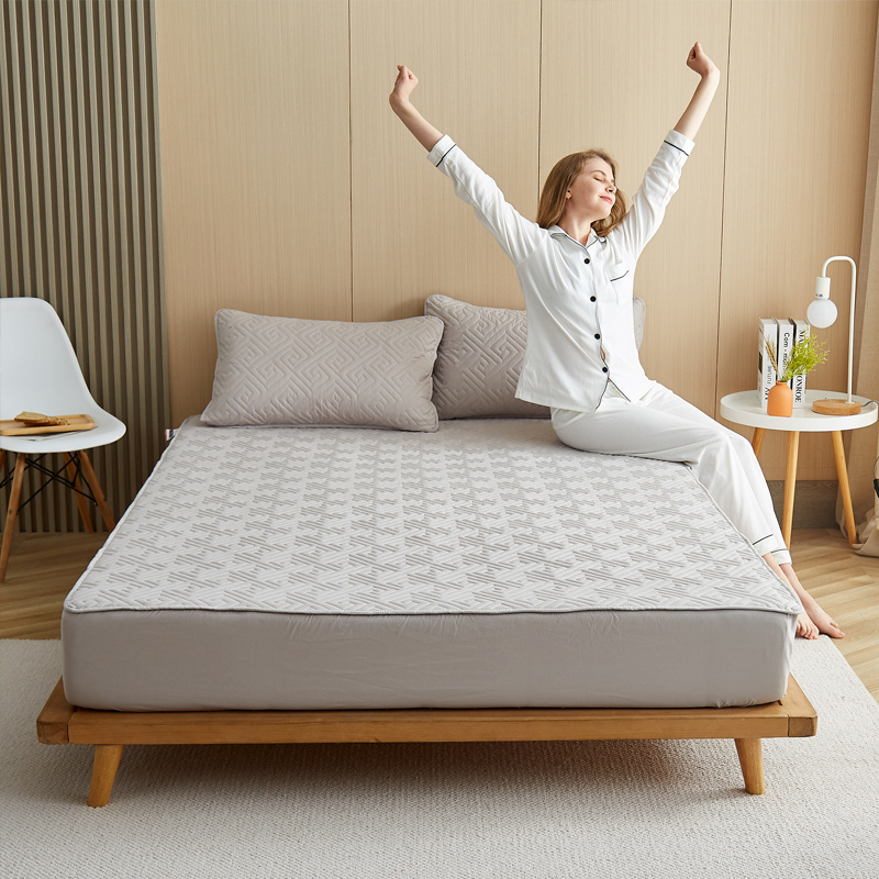 洁丽雅罩夹棉隔脏保护套防跑罩四季款床垫保护罩