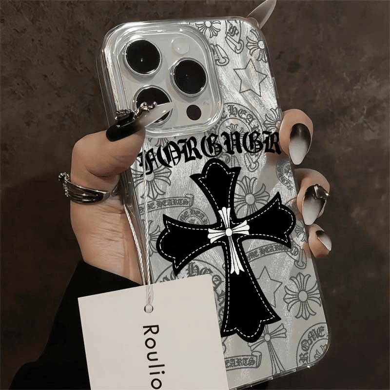 潮款克罗心适用iPhone15/14ProMax手机壳苹果13/12/11全包XS防摔7