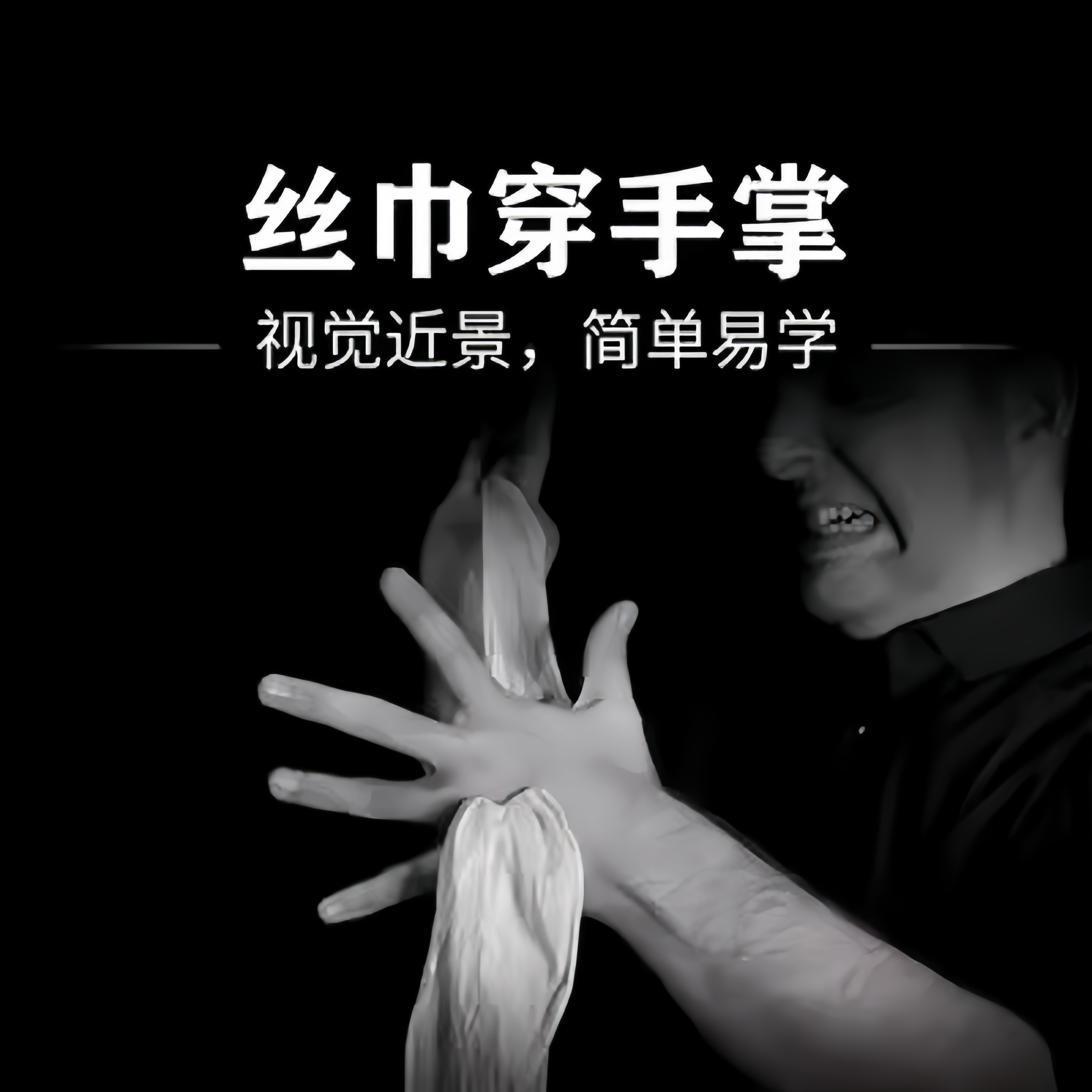 【丝巾穿手掌 穿越术 近景舞台视觉效果震撼魔术道具】