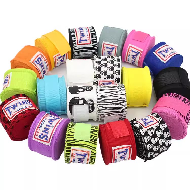 3米5米成人男女微弹拳击绷带弹力弹性泰拳带绑带护手带印花缠手带