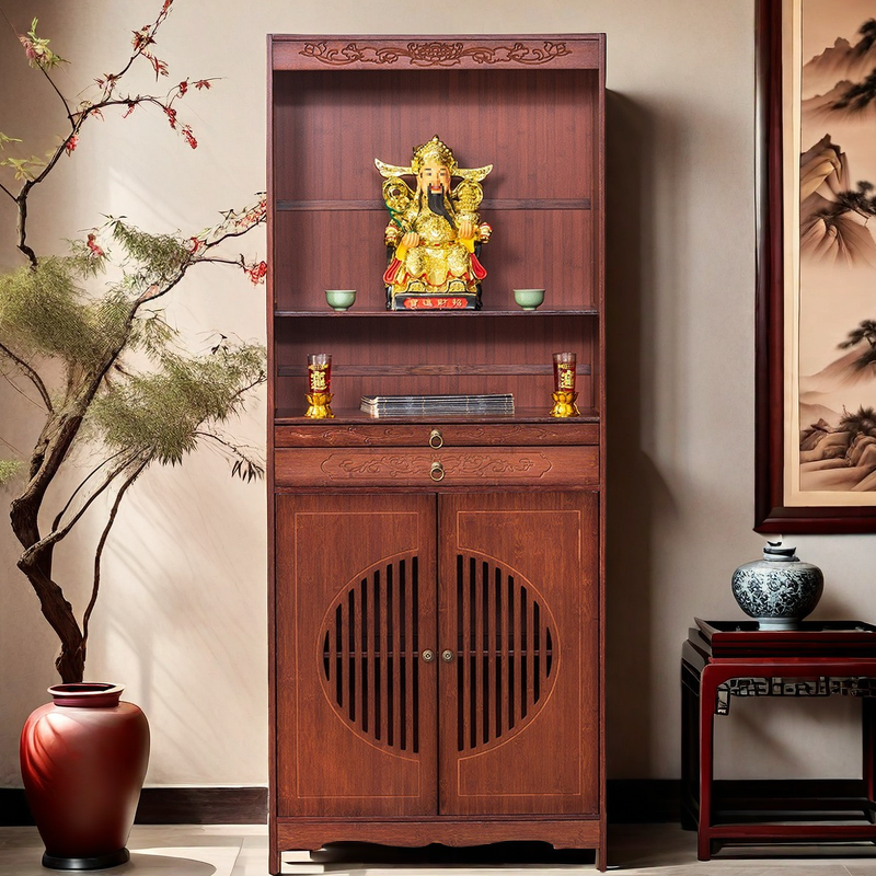 供桌佛台家用香案神龛玄关柜子供台财神爷供台一体柜佛龛立柜神台