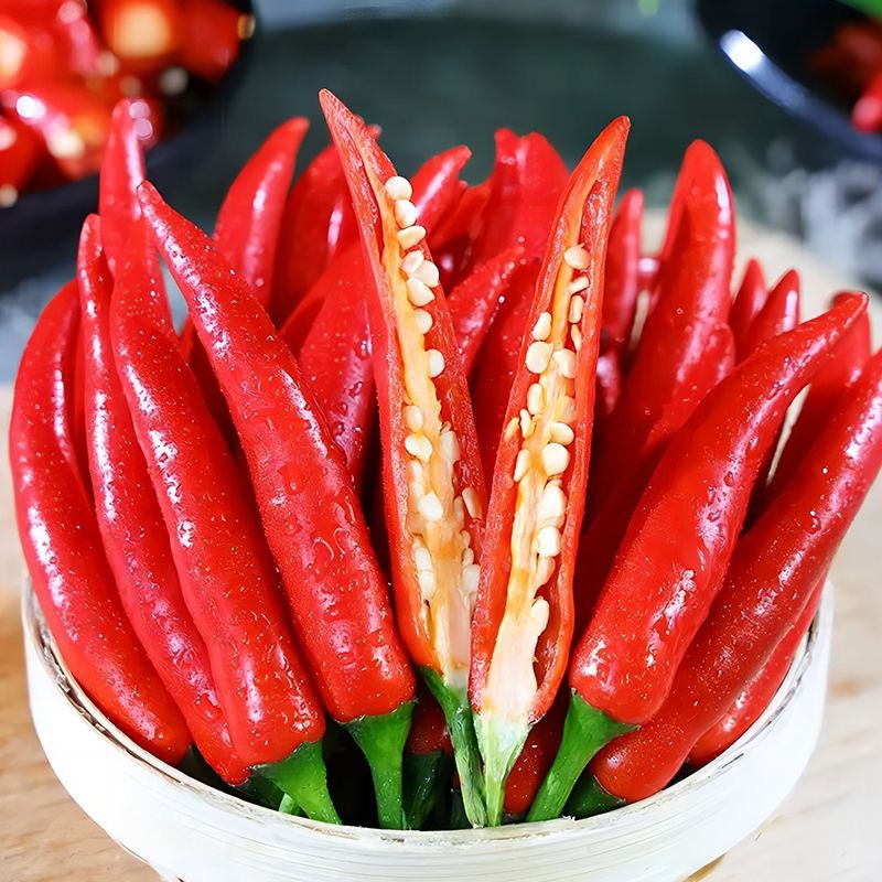 j云南新鲜现摘特辣小米椒巨辣朝天椒指天椒全红小米辣泡椒剁椒