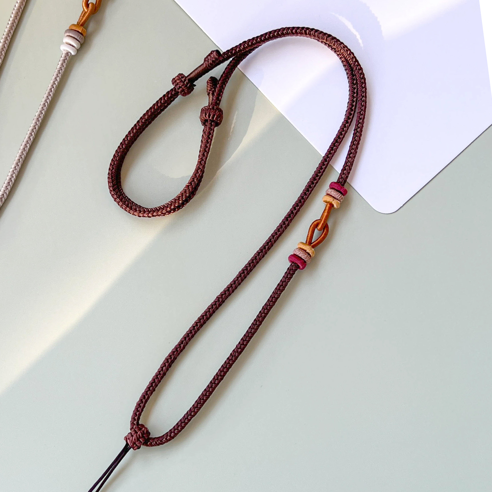 非金属布艺吊坠非金属布艺吊坠项链绳子高货绳男女吊坠高档挂绳