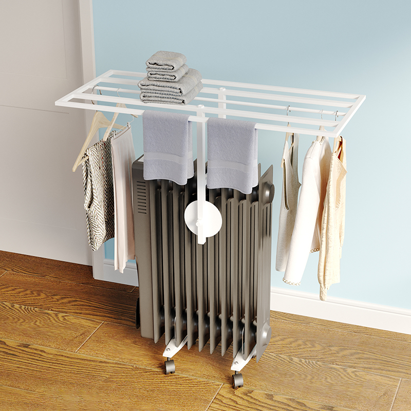 通用各品牌电暖器烘衣架晾衣架取暖器暖气片置物架衣架子油汀美的