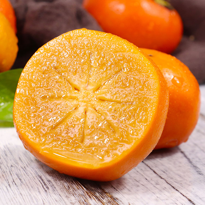 【嘎嘎脆甜】陕西阳丰脆甜柿子天然不涩无核