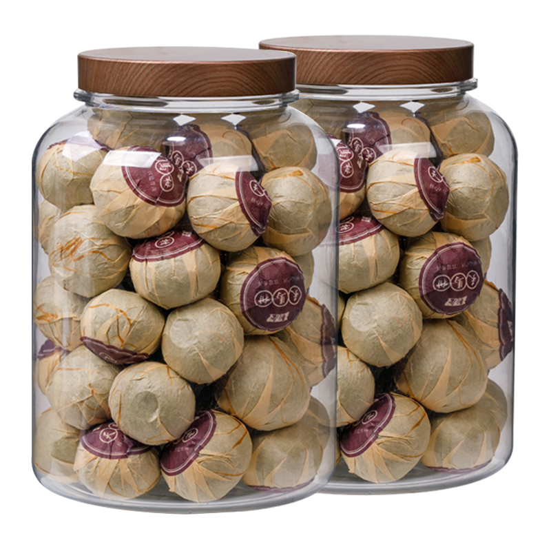 生晒小青柑普洱茶叶正宗新会小青桔宫廷熟普天马柑散装罐装自己喝