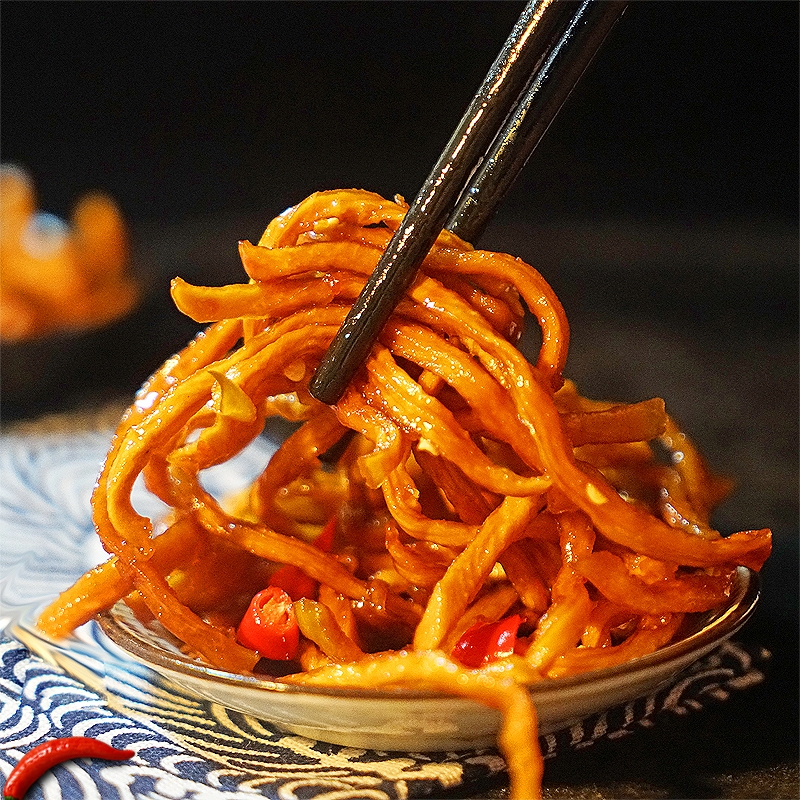 木瓜丝农家风味手工腌制木瓜条开胃下饭即食新鲜香辣木瓜丝400克
