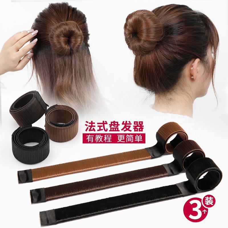 韩式卷丸子盘发器蓬松气质简约丸子头扎头发儿童成人简单百搭法式
