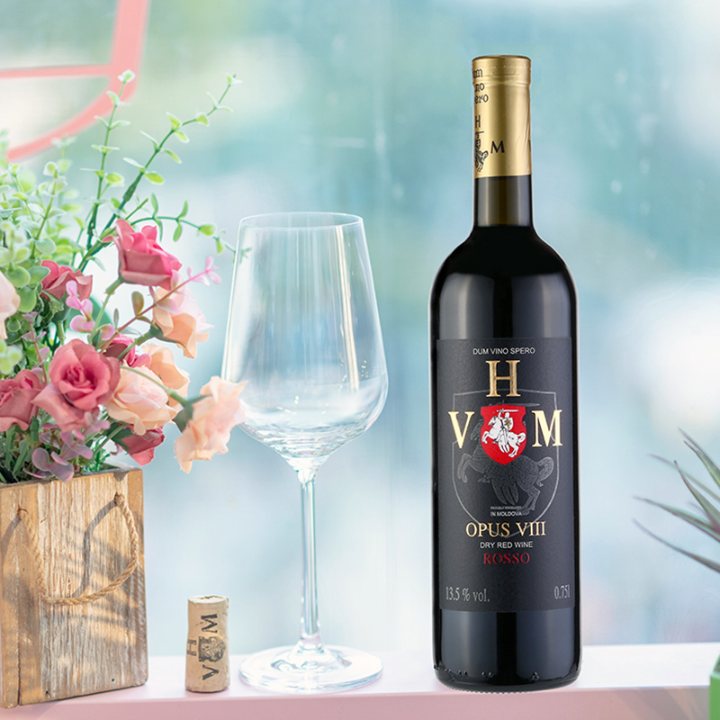 VHM正宗作品8号干红葡萄酒原瓶进口摩尔多瓦红酒礼盒装送礼