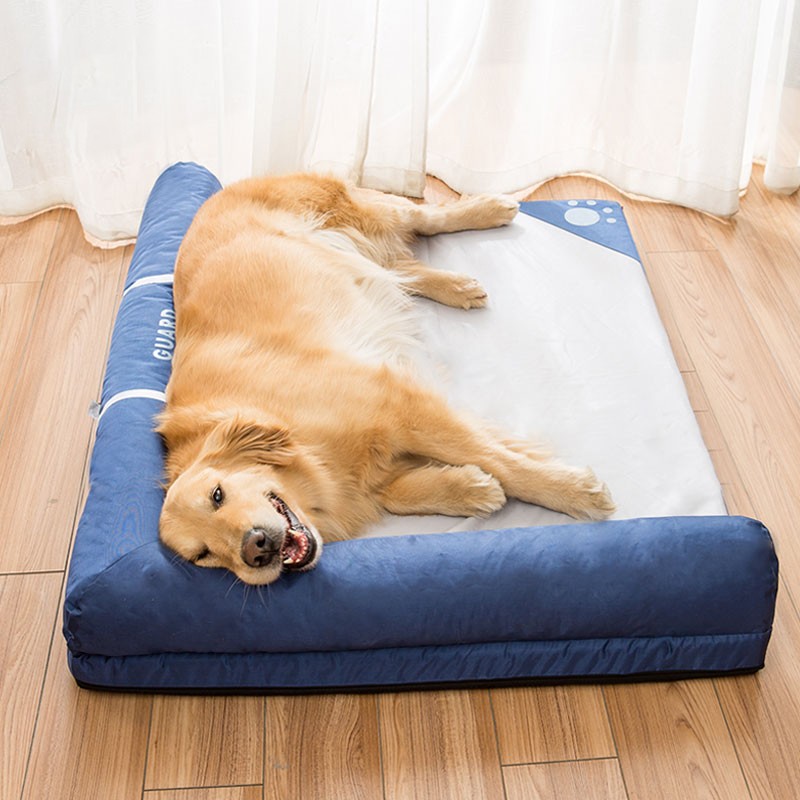 大型犬可拆洗L型沙发床金毛拉布拉多四季通用狗窝凉垫狗垫子4282