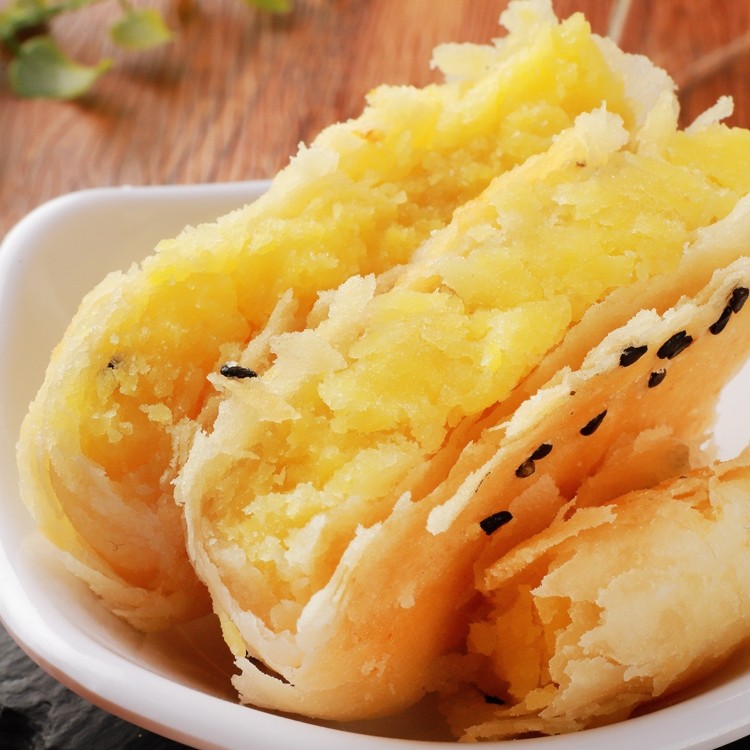 下单发货板栗饼代餐面包老式制作小吃休闲晚上晚上必备充饥食品