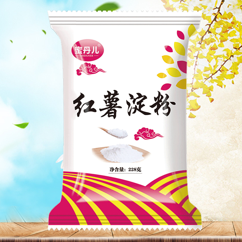 蜜丹儿红薯淀粉 食用家用228g/袋 勾芡地瓜粉生粉 纯红薯粉