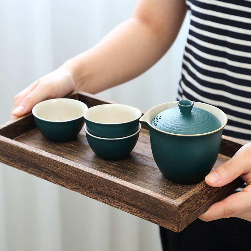 唐丰便携式茶壶旅行装户外茶具快客杯日式防烫旅游露营车载出差