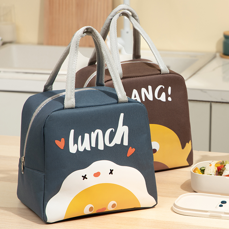 小米妈妈保温袋饭盒便当包手提袋子上班族学生带饭装饭包铝箔餐包