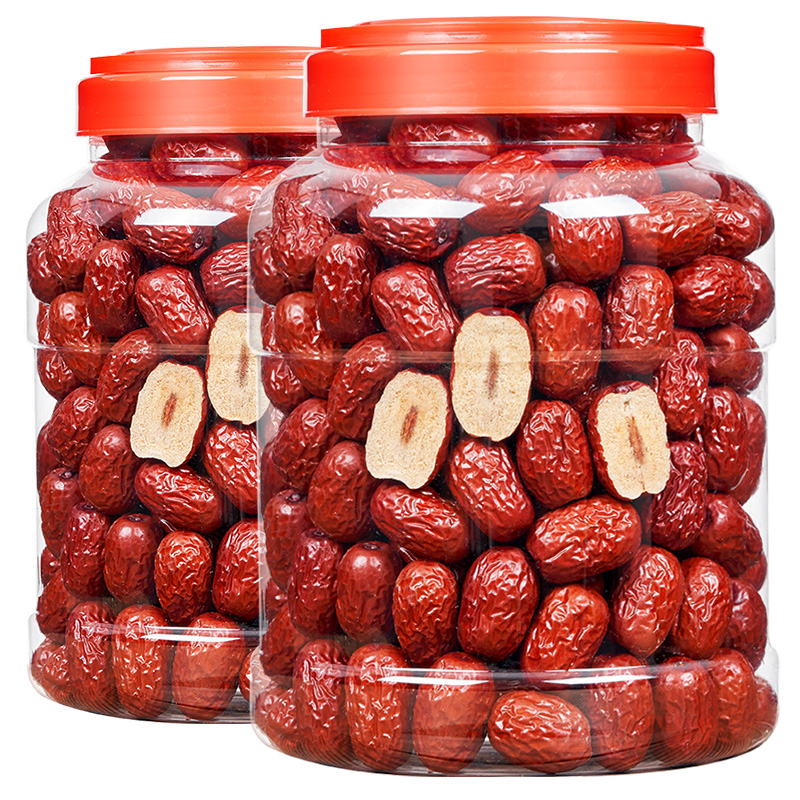 新疆红枣若羌灰枣250g/500g新货精品罐装甜干煲汤煮粥早餐