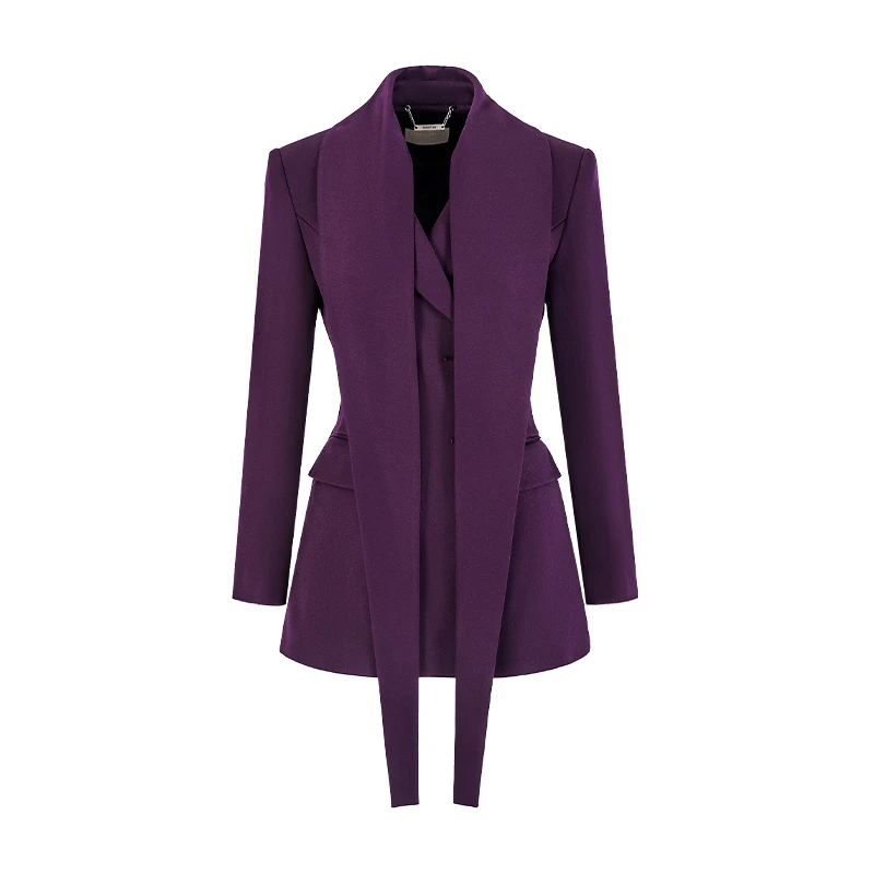 MAGGIE MA马婧设计师款品质女装秋款气质服装高级感显瘦西装654C