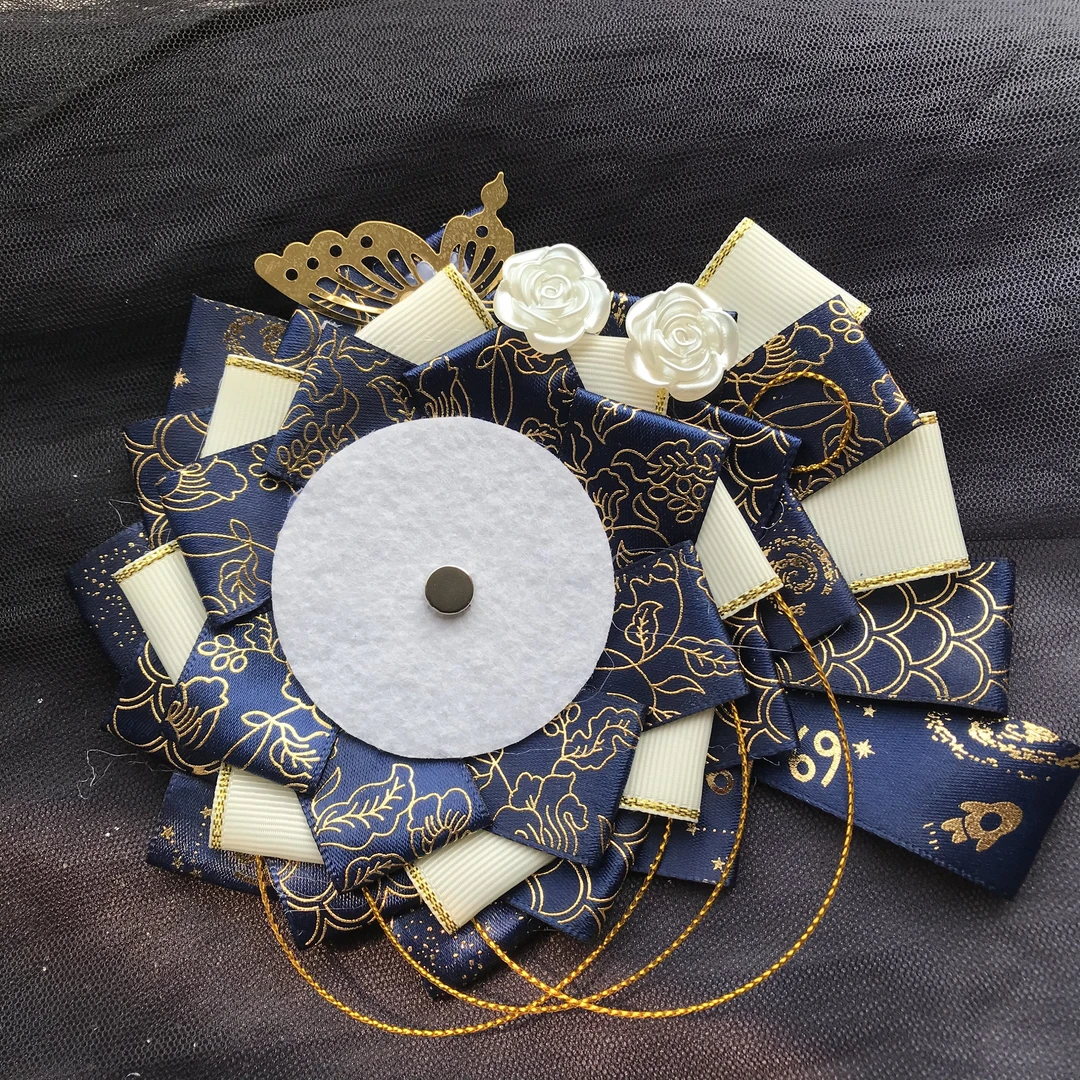 蝶恋花吧唧托现货谷子谷美痛包装饰物手工徽章拖适合55-75mm特殊