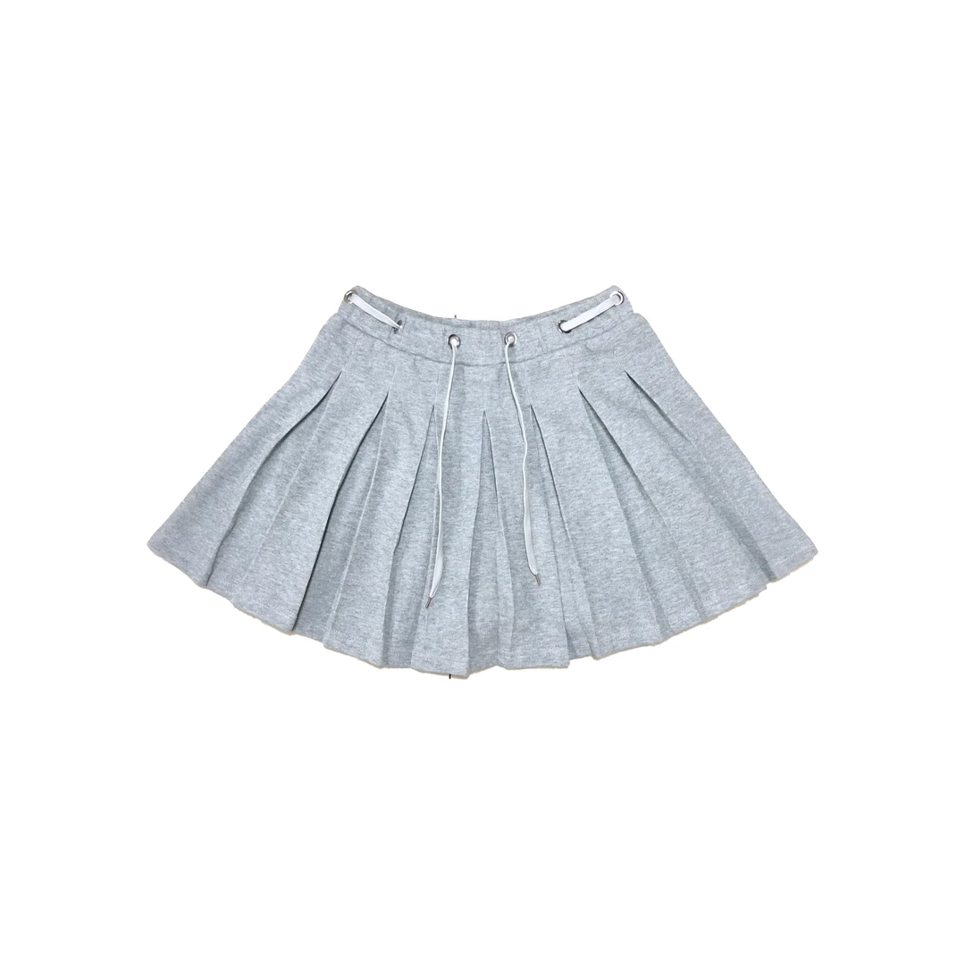 2024早秋新款带内衬休闲宽松短裙女装半身裙5493