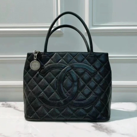 95新 Chanel/香奈儿 希尔顿托特