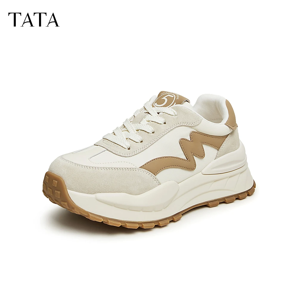 Tata他她超火阿甘鞋女爆款休闲运动鞋女轻便2024秋季新款GEB01AM4
