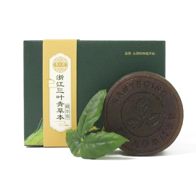 三叶青草本精华皂100g