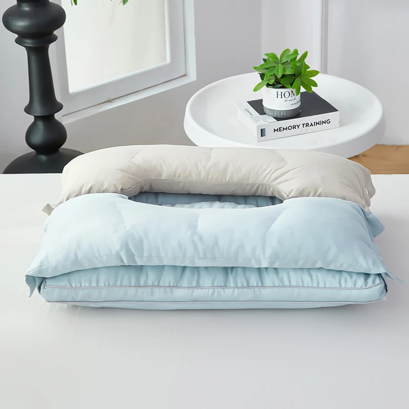 记忆棉枕头枕芯全棉双向双层侧睡护颈椎专用深睡助千金散尽还复来