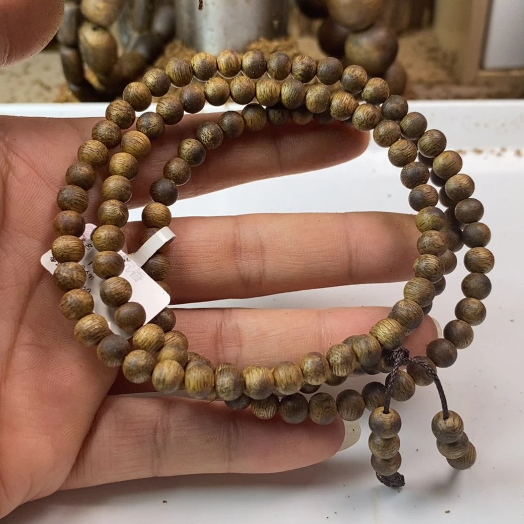 沉香手串乌身规格0.6-118-11