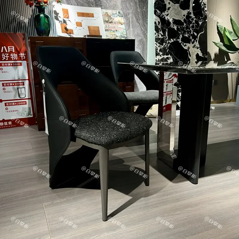 情绪岛【Roberto Cavalli燕尾餐椅】 天使翅膀餐椅法式高级客厅家用