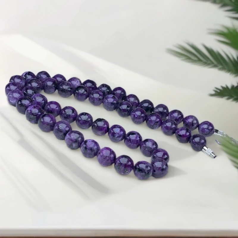 A575号精品时尚紫苏项链10mm多样性发一件