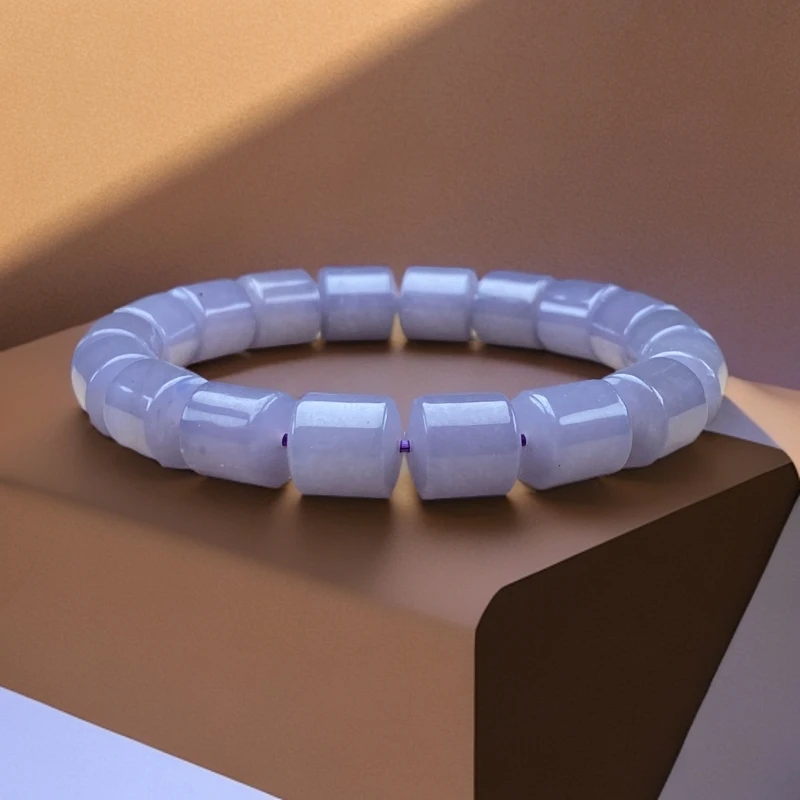 A613号精品烟紫路路通手链10mm多样性发一件