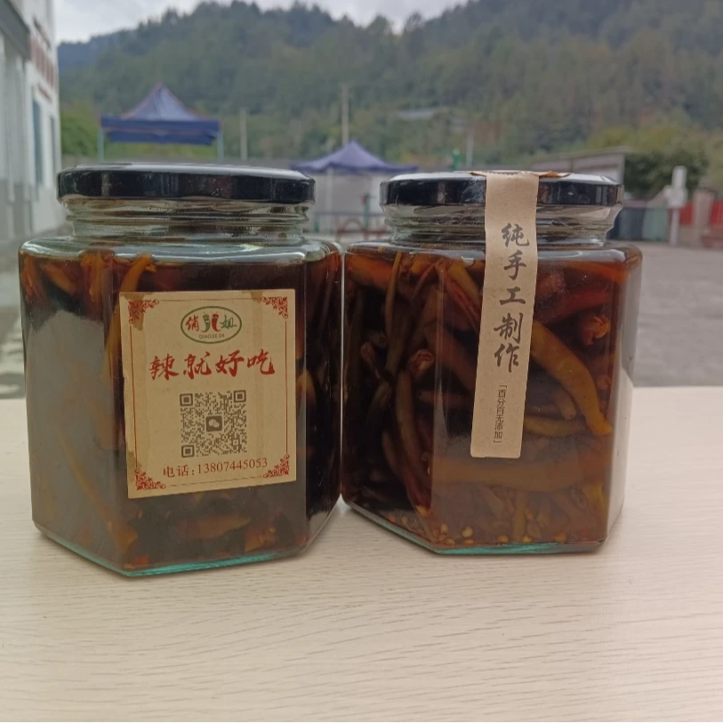农家自制生抽泡辣椒