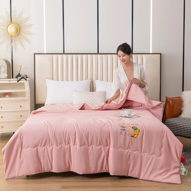 【小郑娴专属]2024年爆款薄款高级时尚简约夏凉被3斤左右