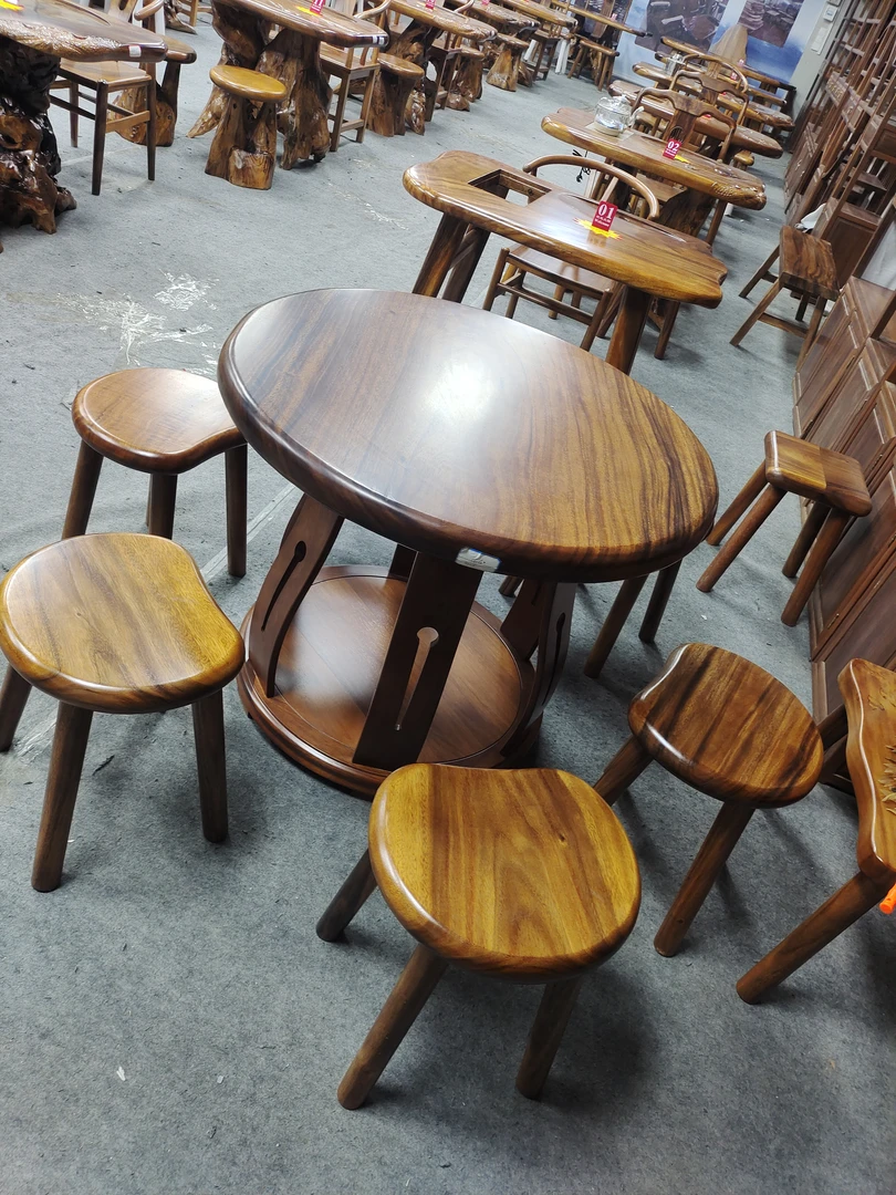 南美进口胡桃木一桌一拍全实木整板整料的原木原文直径92