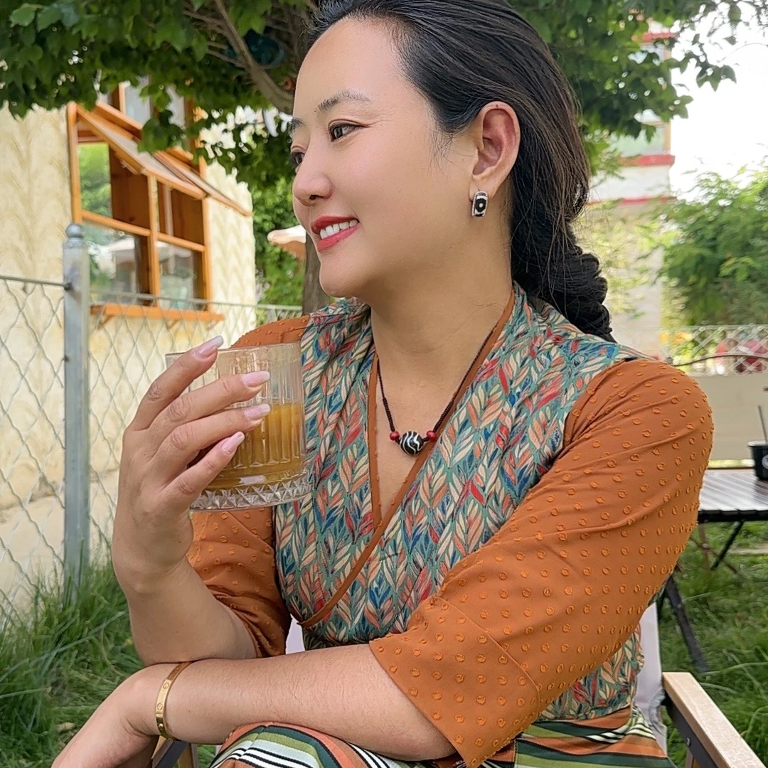 史镜夏季碎花藏服（薄款）