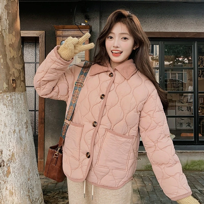 冬季外套棉服百搭新款气质棉袄