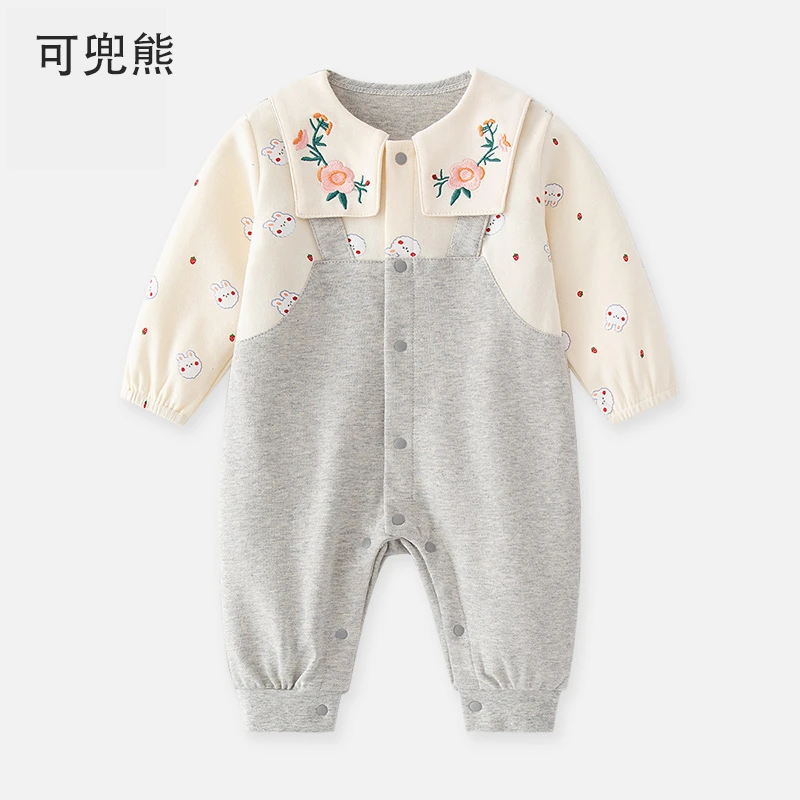 宝宝连体衣春秋婴儿衣服纯棉新生儿女宝宝洋气秋款哈衣【平替好物】