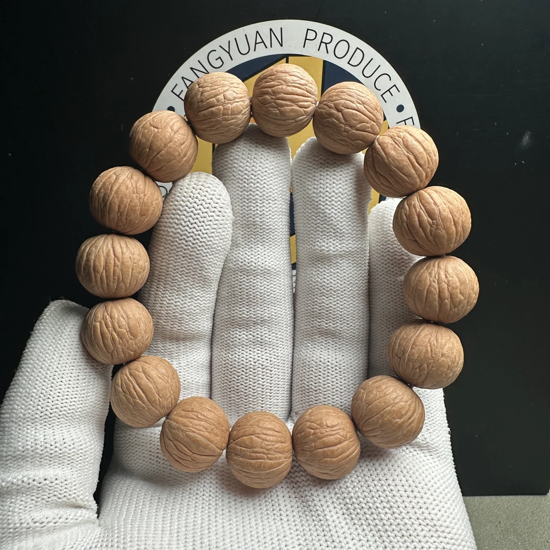 方圆出品—精品猴头聚宝盆手串，16同尺，皮质好，走色快