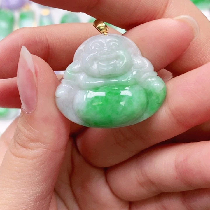 翡翠颈饰未镶嵌吊坠