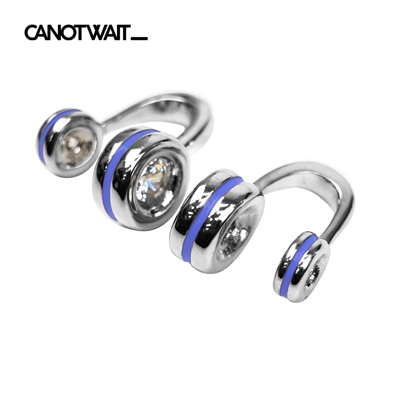 铜合金耳饰 CANOTWAIT 陈伟霆潮牌 滚轮造型耳夹CAEC31201AWG简约