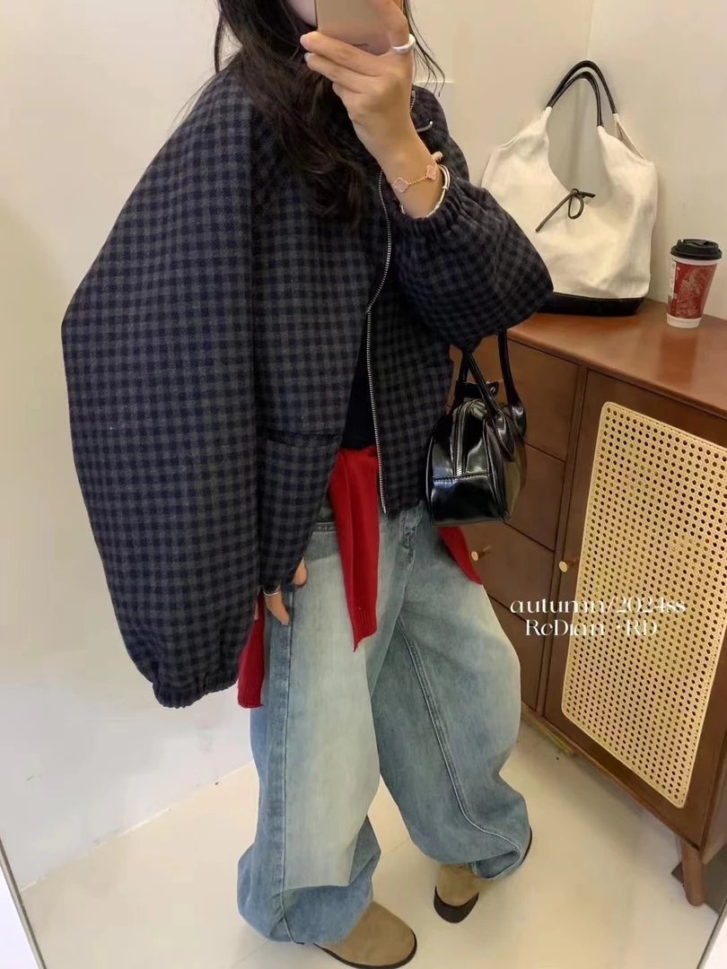 P&C Studio ins风格子外套