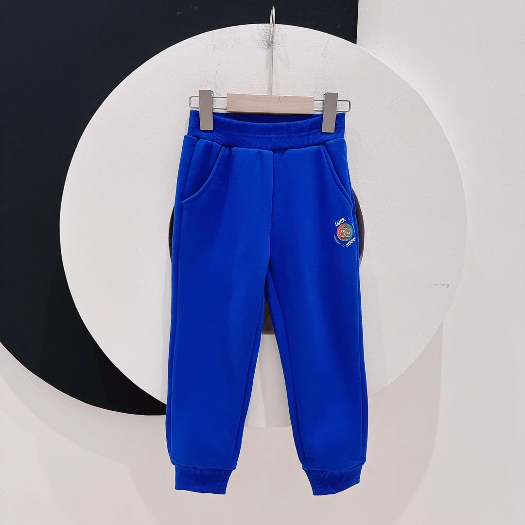 AKZ234860彩蓝色（加绒卫裤）