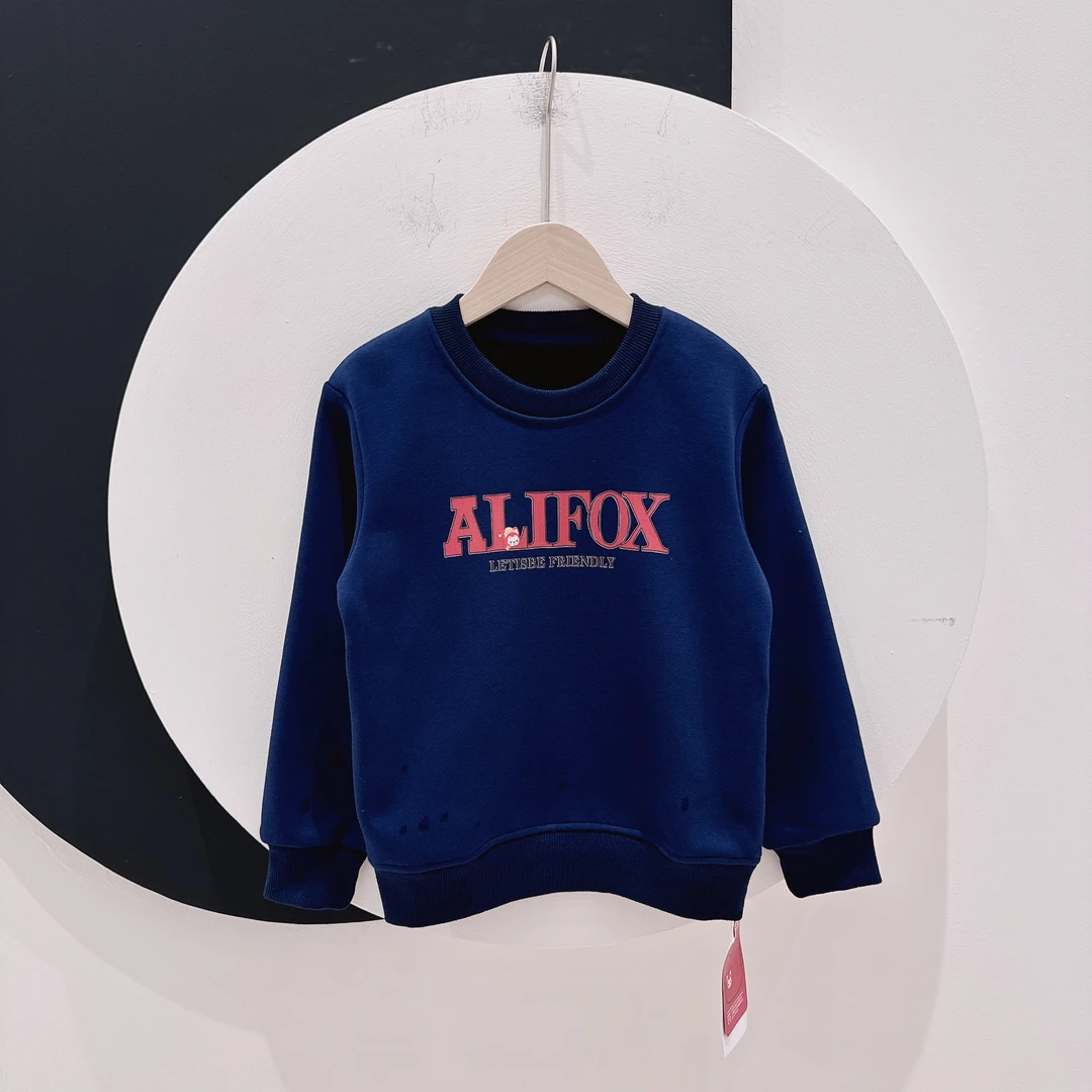 AWY234886藏青色（加绒卫衣）