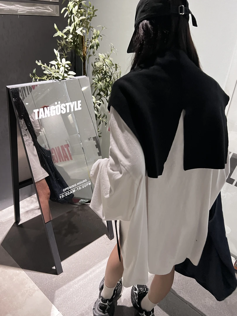 HELLOTANGO《松弛时光》小众时尚百搭纯色针织外搭小披肩8276#