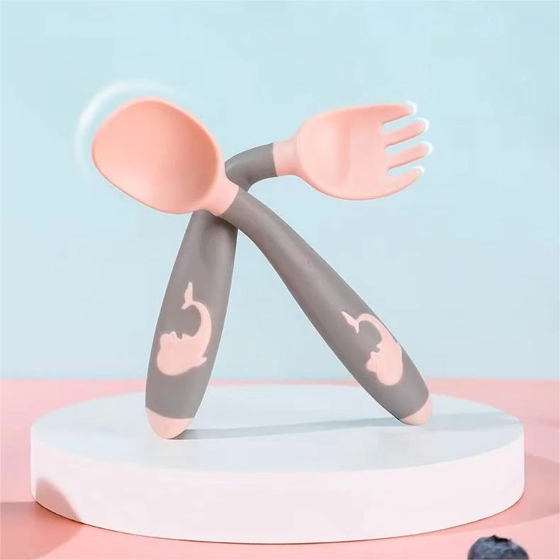 辅食勺08号（以实物为准）可爱家用创意吃饭网红幼儿防摔便携餐勺