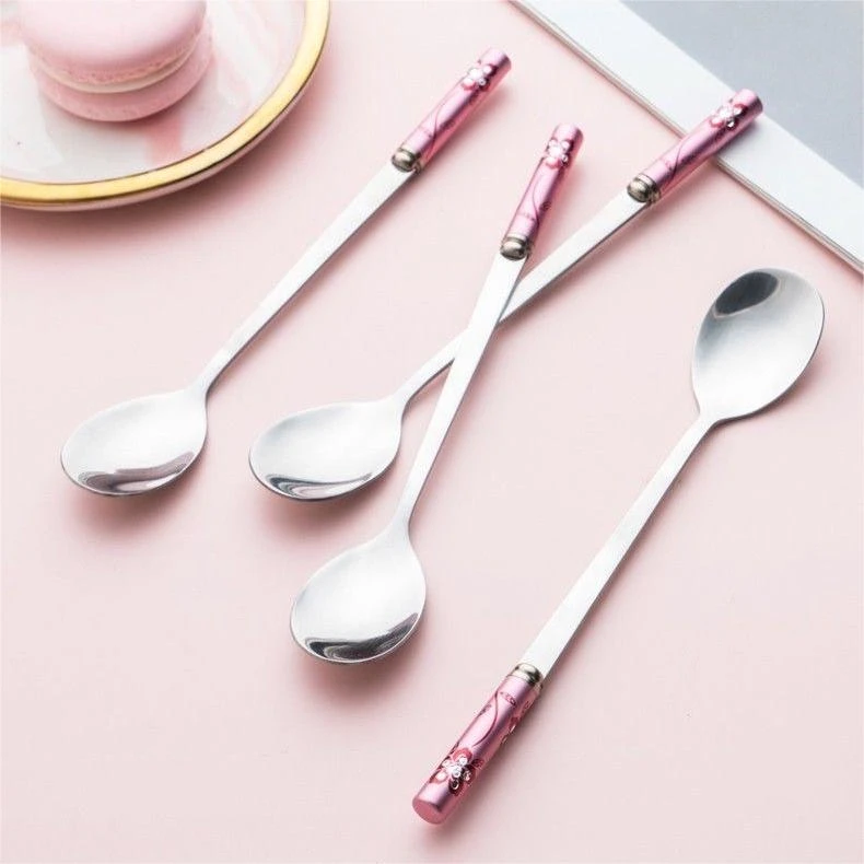 辅食勺57号（以实物为准）可爱家用创意吃饭网红幼儿防摔便携餐勺