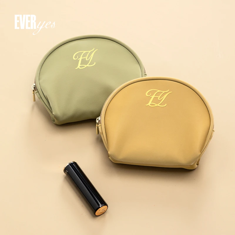 EVERYES化妆包迷你便携ins风简约时尚口红包收纳包
