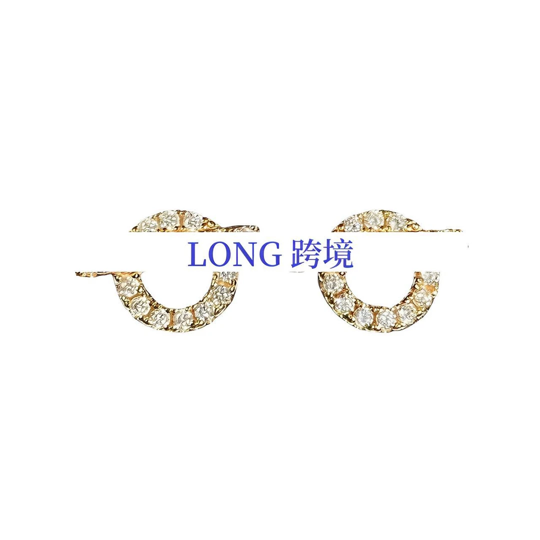 铜合金耳饰 外贸DP高品耳环-1195
